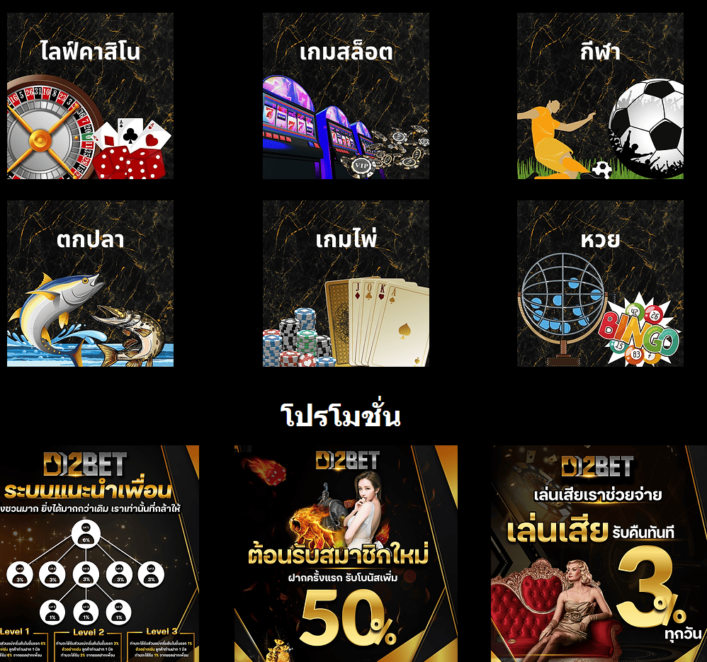 dd2bet ศูนย์รวมเดิมพันการพนันออนไลน์ยอดฮิตติดอันดับ
